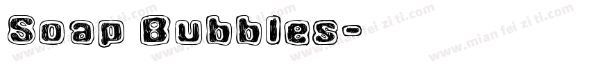 Soap Bubbles字体转换